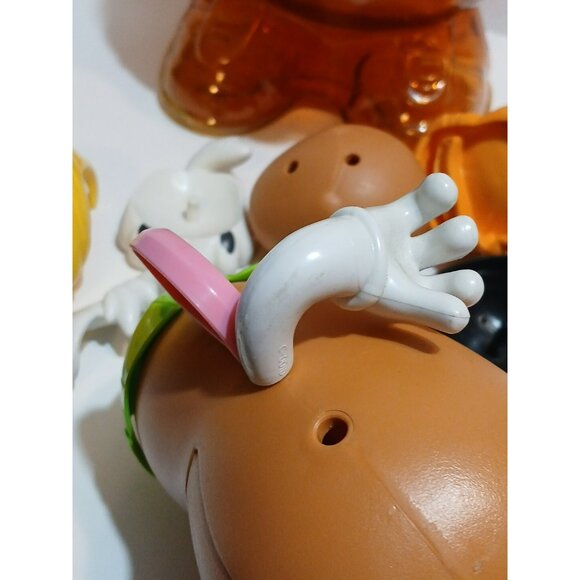 Vintage 2002 Hasbro Mr. Potato Head Large 14" Storage Container  Set + Pieces - Picture 12 of 16
